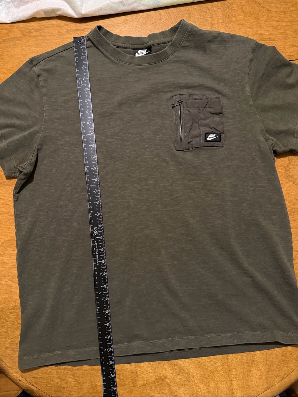 Nike Olive Utility Pocket Short Sleeve Tee